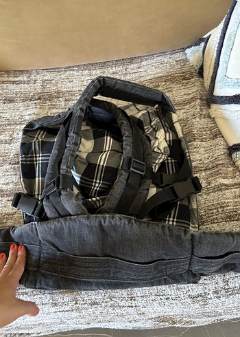 Gri Bebek Taşıyıcı Kanguru - Görsel 3