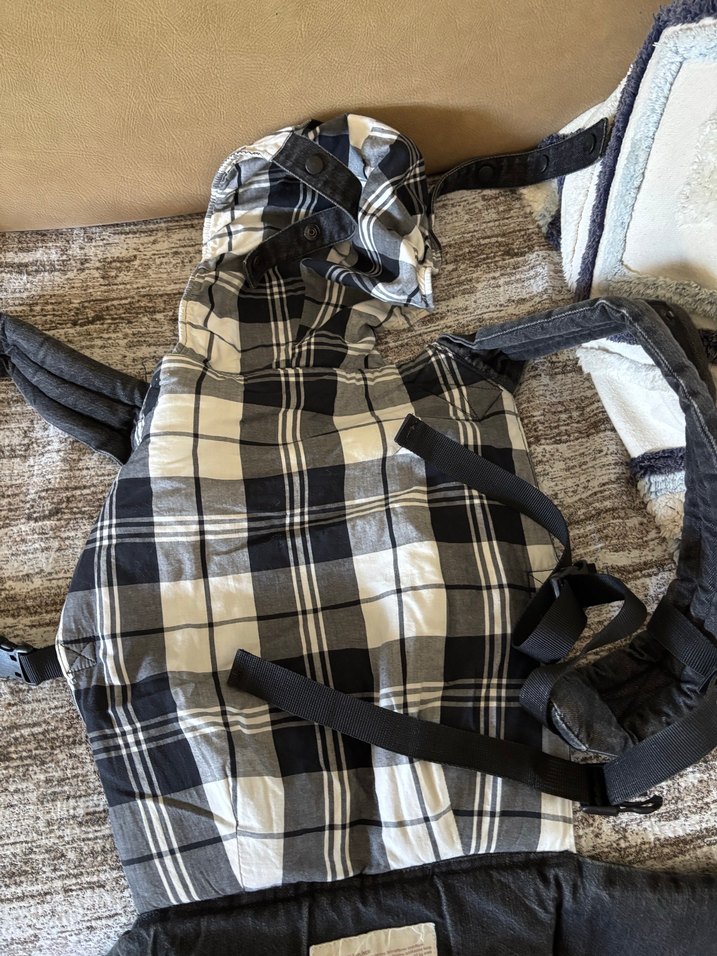 Gri Bebek Taşıyıcı Kanguru - Görsel 2