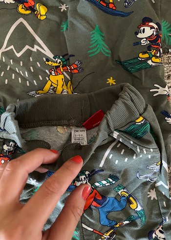 Gri Baskılı Bebek Erkek Polar Tulumu - Görsel 2