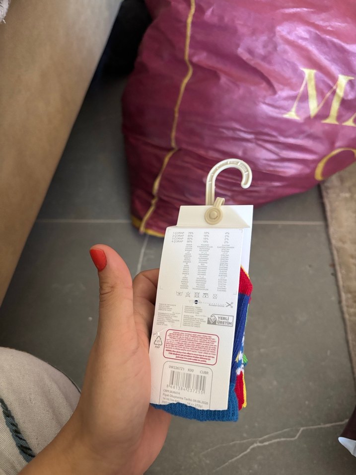 Renkli Baskılı Erkek Bebek Çorapları - Görsel 2