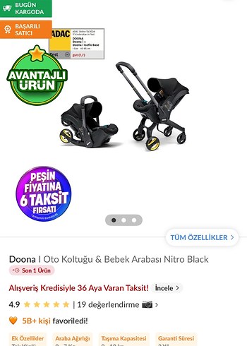 Diğer Gri Bebek Arabası Rahat Oturma Alanı