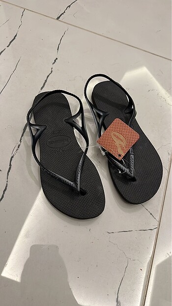 37,5 Beden siyah Renk Havaianas sandalet