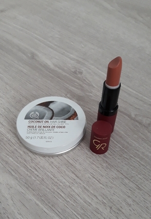 golden rose ruj - the body shop saç parlatıcı
