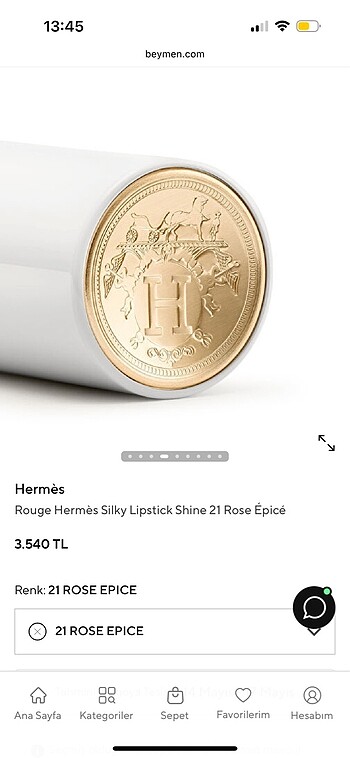 Hermes Hermes saten ruj