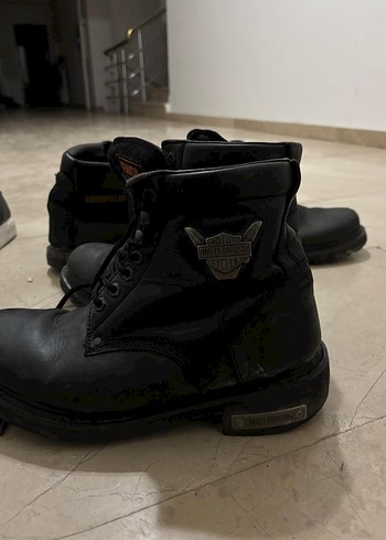 Siyah Deri Erkek Botu - Görsel 2