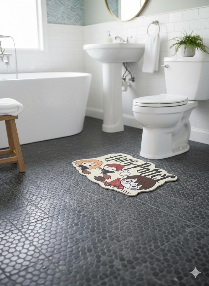 Harry Potter Banyo veya Kapı Önü Paspası - Görsel 2