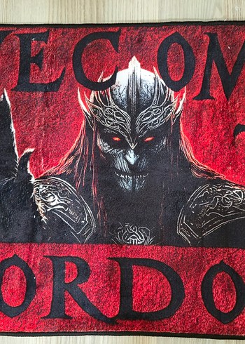 Kırmızı Baskılı Banyo Paspası MORDOR - Görsel 3