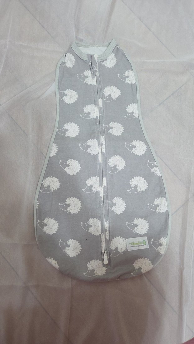 Gri Baskılı Bebek Kundak Uyku Tulumu - Görsel 2
