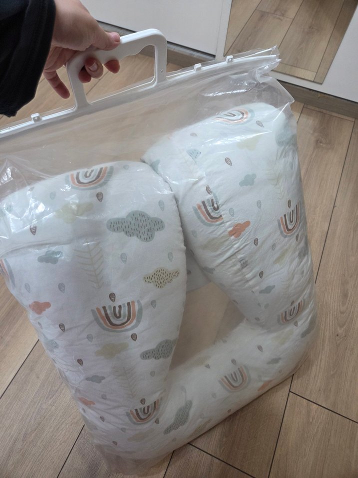 Hediyeli Pastel Renkli Desenli Hamile ve Emzirme Yastığı - Görsel 4