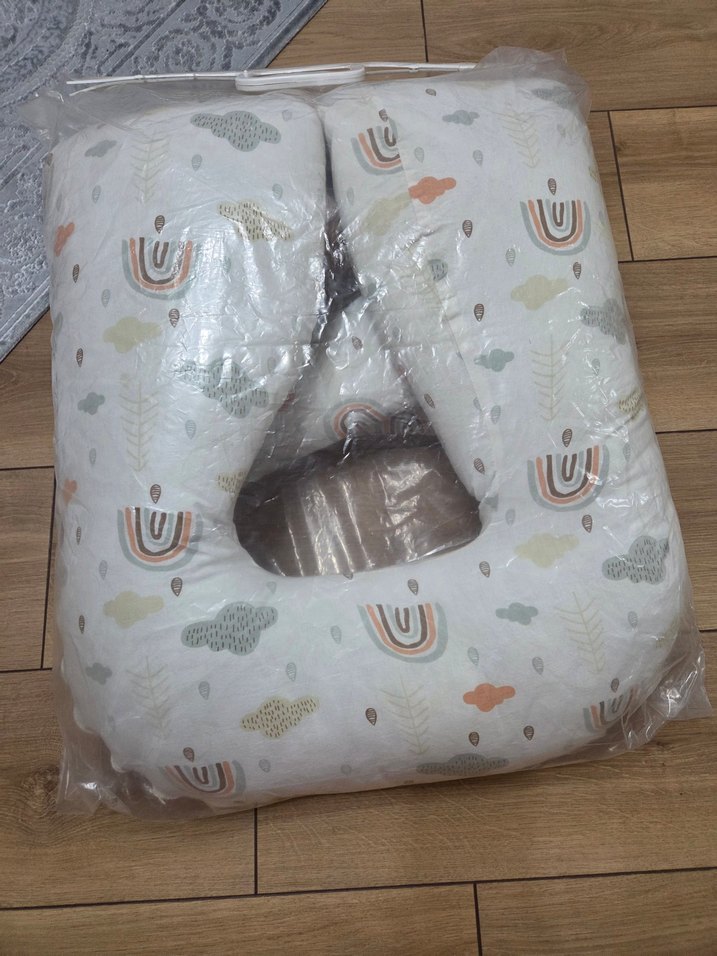 Hediyeli Pastel Renkli Desenli Hamile ve Emzirme Yastığı - Görsel 2