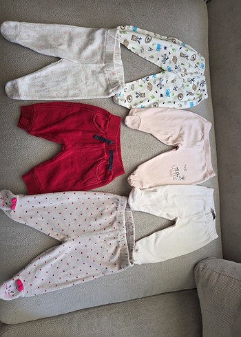 Gri Bebek Kız Uzun Kollu Takım - Görsel 3