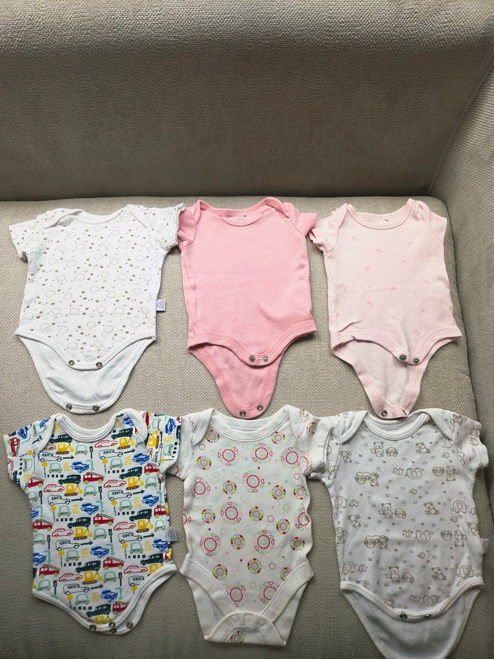 5 alana 1 bedavaPembe Askısız Düğmeli Bebek Body - Görsel 5