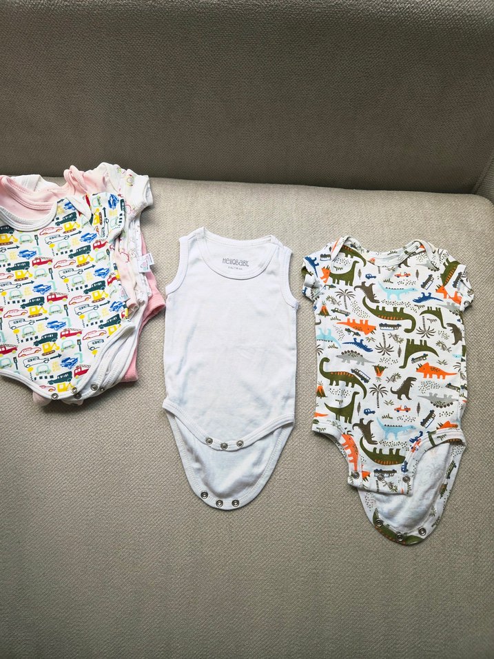 Bebek Erkek Kolsuz Pamuklu Body Seti - Görsel 2