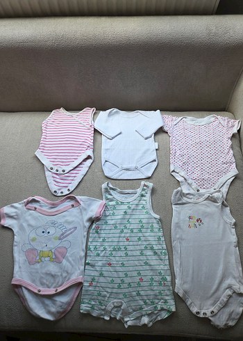 5 alana 1 bedavaBebek İçlik Seti, Desensiz, Pastel Renkler - Görsel 3