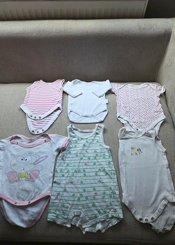 5 alana 1 bedavaBebek İçlik Seti, Desensiz, Pastel Renkler - Görsel 2