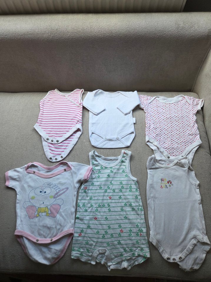 5 alana 1 bedavaBebek İçlik Seti, Desensiz, Pastel Renkler - Görsel 3