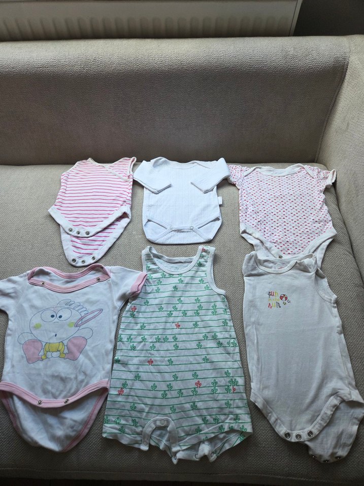 5 alana 1 bedavaBebek İçlik Seti, Desensiz, Pastel Renkler - Görsel 2