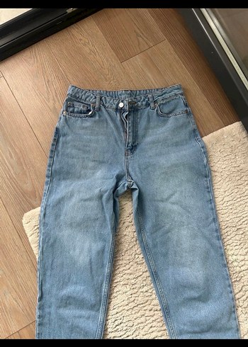 Mavi Midi Boy Kadın Denim Pantolon