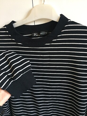 Çizgili tunik sweat