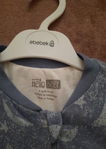 Gri Fermuarlı Bebek Erkek Tulum - Görsel 2