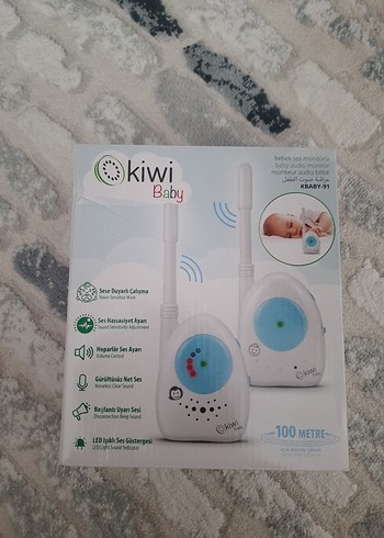 Kiwi baby Beyaz Bebek Telsizi - Görsel 2