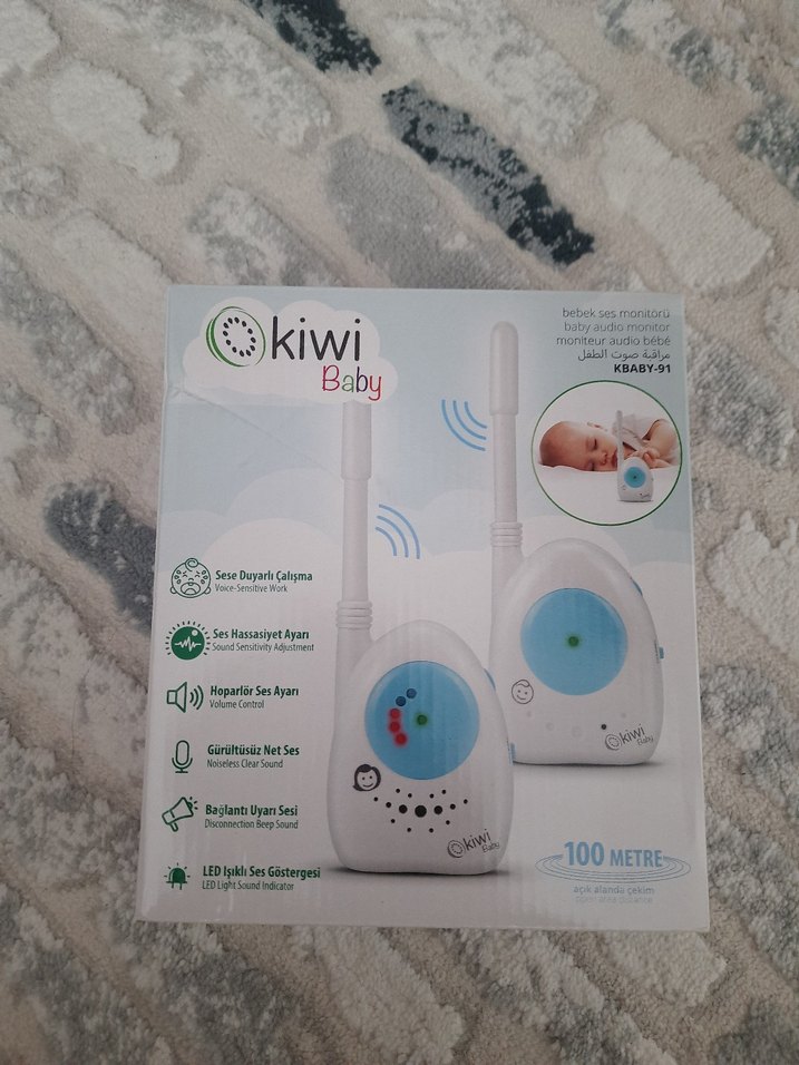 Kiwi baby Beyaz Bebek Telsizi - Görsel 2