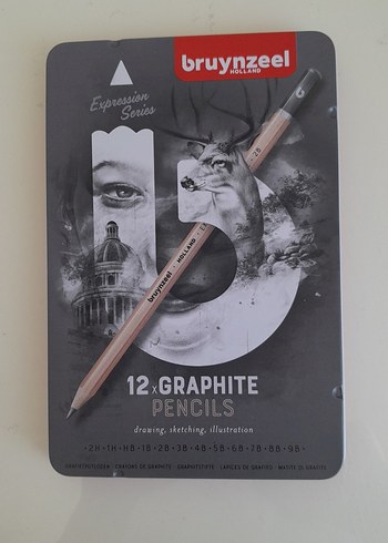 Bruynzeel 12'li Grafit Kurşun Kalem Seti