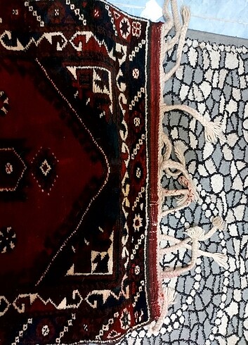 Tarihi 50 yıllık döşemealtı kirman yün Yolluk halı - Görsel 5