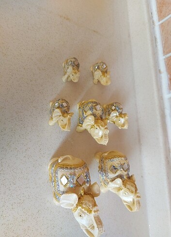 Vıtrın minyatür fil figürleri - Görsel 7