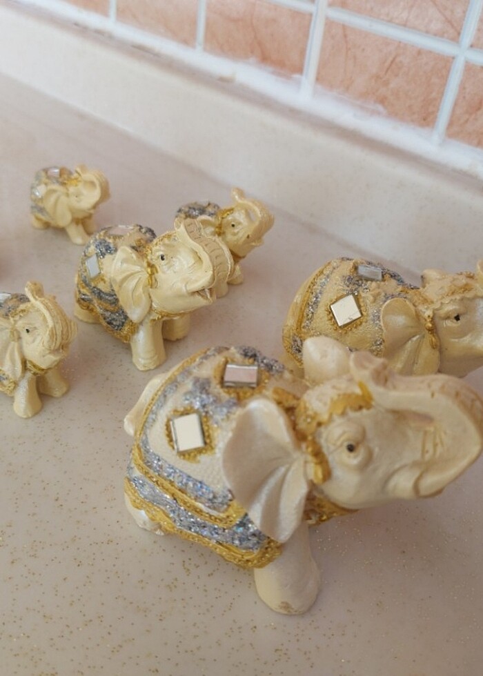 Vıtrın minyatür fil figürleri - Görsel 2