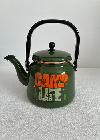 Renkli Yeşil CAMD Çaydanlık