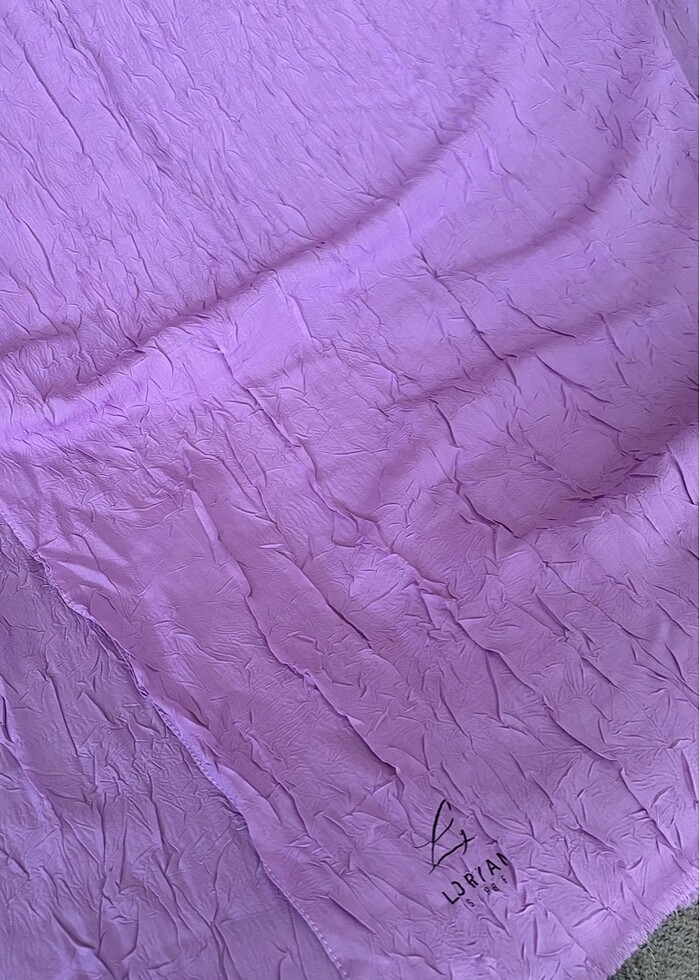 Kırışık bambu şal - Görsel 2