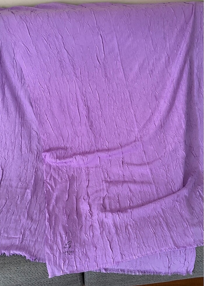 Kırışık bambu şal - Görsel 3