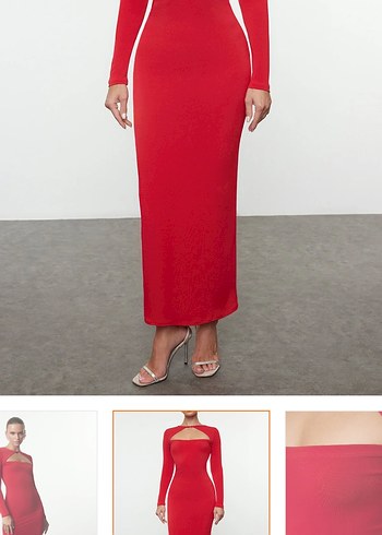 Pencere detaylı elbise - Görsel 2