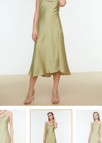 saten elbise - Görsel 2