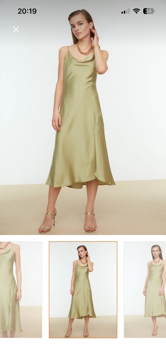 saten elbise - Görsel 2