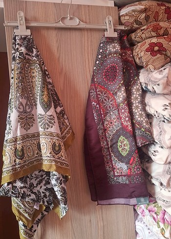 Parlak Çok Renkli Bohem Kadın Şal - Görsel 3