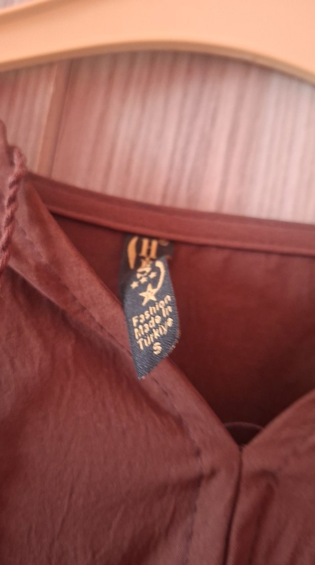 Kadın Kahverengi Bohem Uzun Keten Elbise - Görsel 5