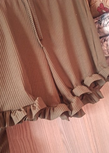 Kahverengi Mini Askılı Rahat Pijama Takımı - Görsel 6