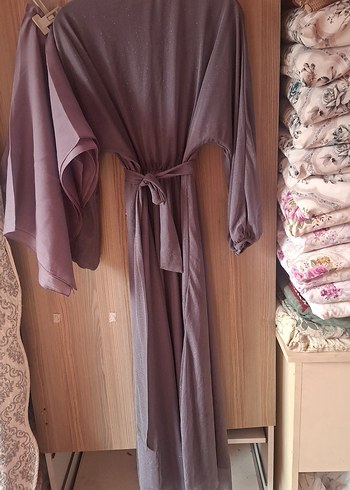 Bohem Gri Soyut Desenli Hafif Perde - Görsel 2