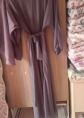 Bohem Gri Soyut Desenli Hafif Perde - Görsel 5