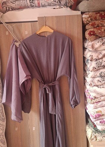 Bohem Gri Soyut Desenli Hafif Perde - Görsel 4