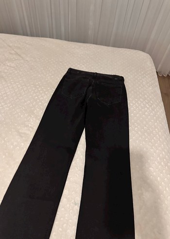 mango taşlı Siyah Kot Pantolon - Görsel 3