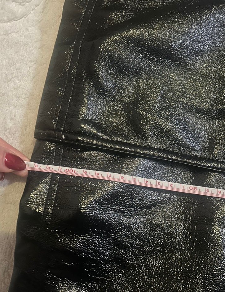 Kemerli Siyah Kadın Deri Ceket - Görsel 5