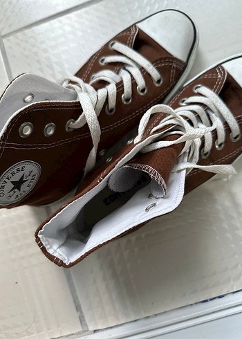 Diğer Kahverengi Converse Yüksek Tabanlı Kadın Spor Ayakkabı