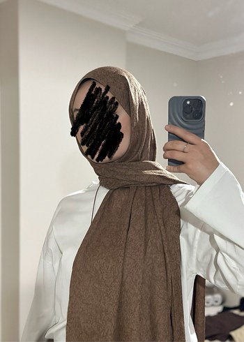 Kahverengi Kadın Şal QEF