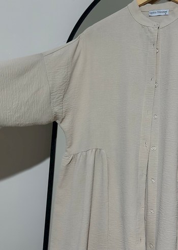 Bej kadın tunik - Görsel 5