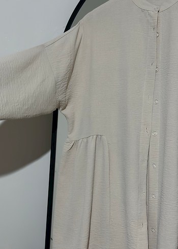 Bej kadın tunik - Görsel 6