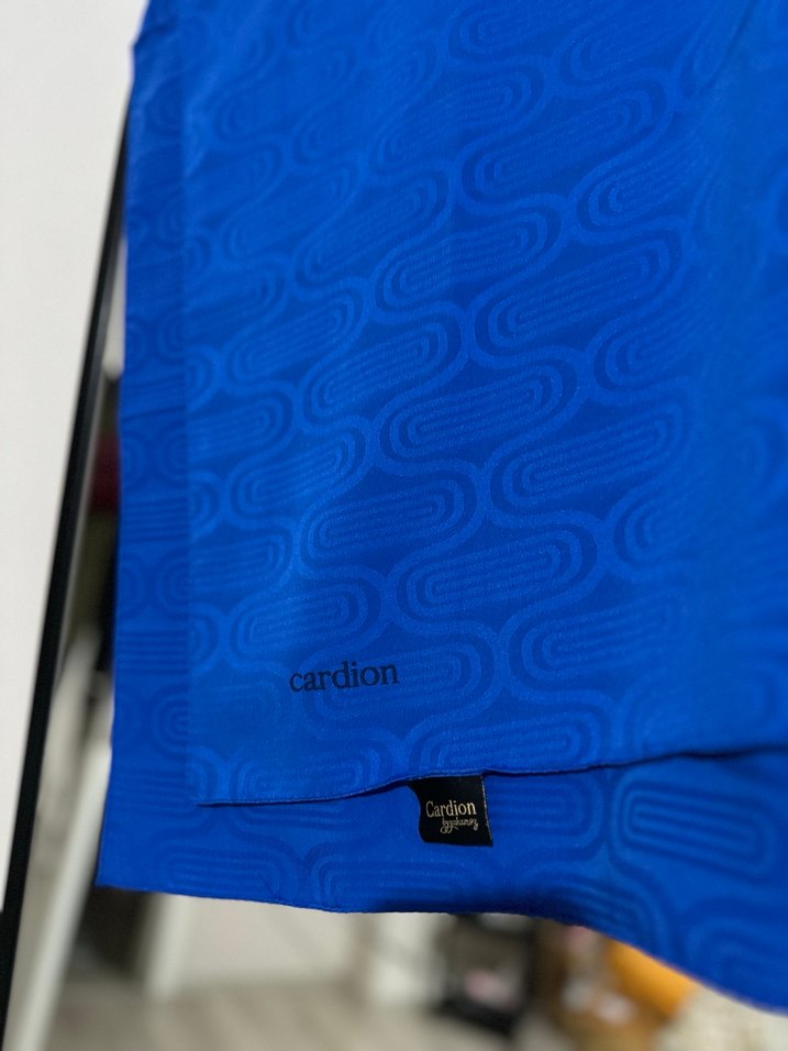 Kadın Mavi Şal - Görsel 2