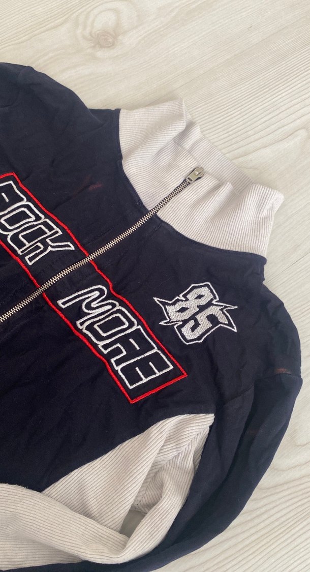 Fermuarlı Yüksek Yakalı Ceket - Görsel 2